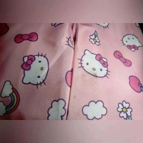 Hello Kitty by Sanrio Puffy Bow Suspender Pink Skirt Size L - Picture 5 of 6